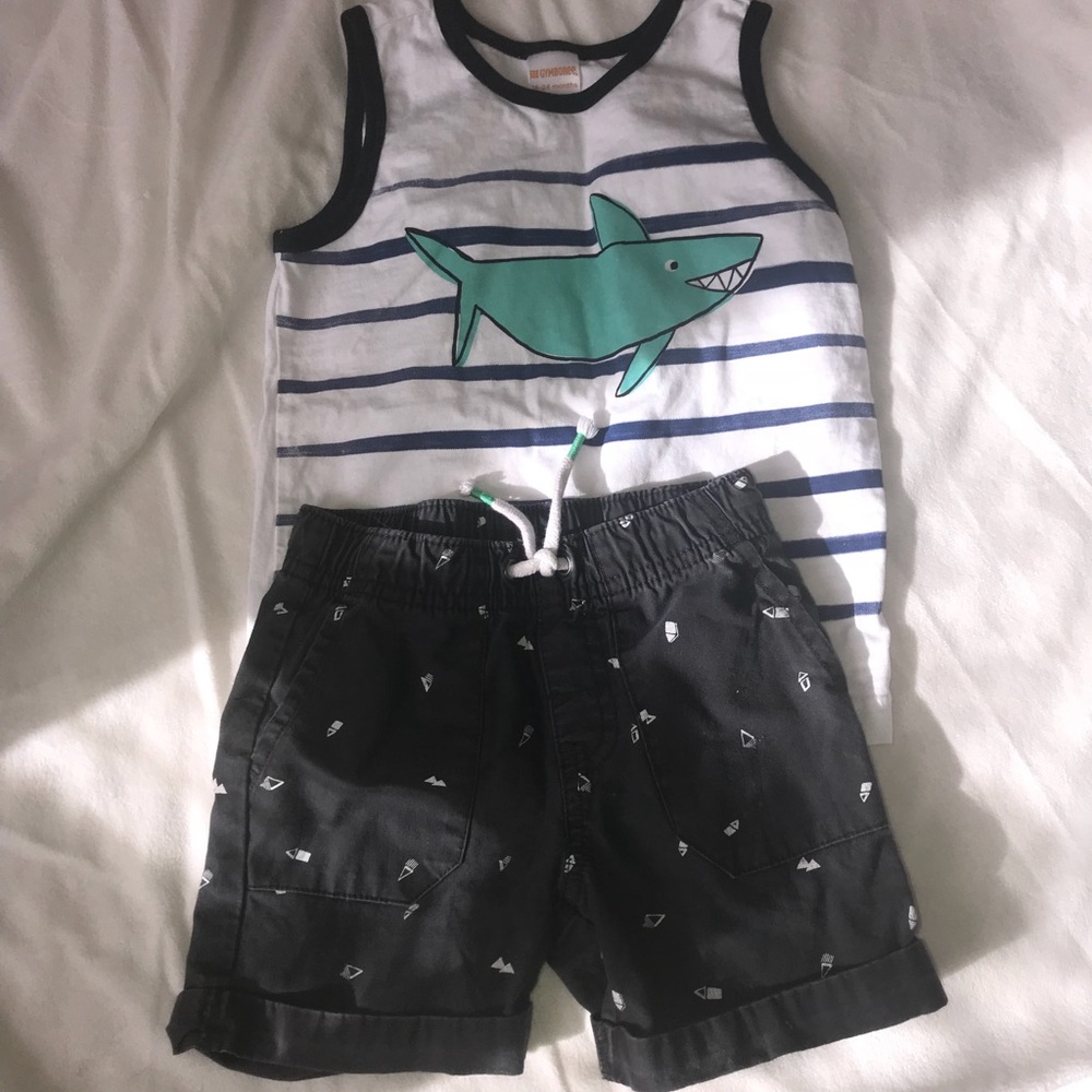 Gymboree tank and cat&jack shorts